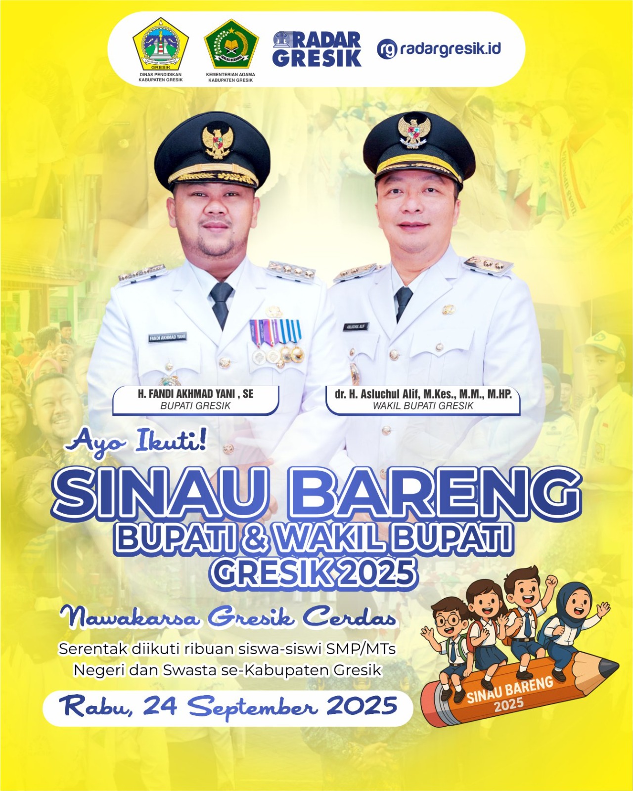 SINAU BARENG BUPATI DAN WAKIL BUPATI GRESIK 2025